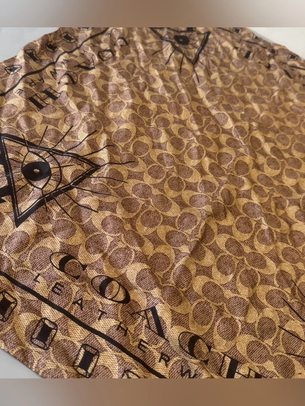 rare scarf featuring 